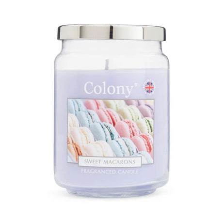 Wax Lyrical Colony Sweet Macaroons Large Candle - Old Railway Line Garden Centre