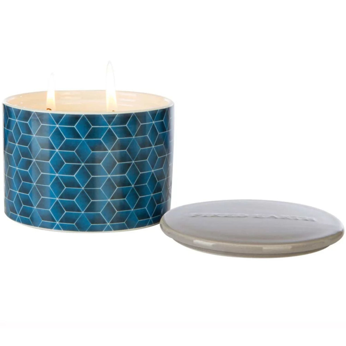 Wax Lyrical Fired Earth Assam & White Cedar Large Candle - Old Railway Line Garden Centre