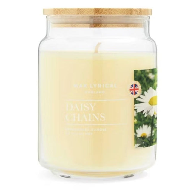 Wax Lyrical Large Daisy Chains Jar Candle - Old Railway Line Garden Centre