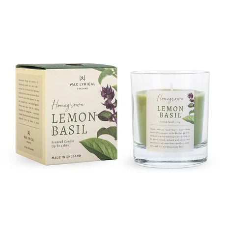 Wax Lyrical Lemon Basil Boxed Candle - Old Railway Line Garden Centre