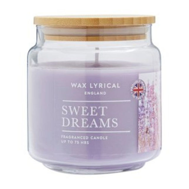 Wax Lyrical Medium Sweet Dreams Jar Candle - Old Railway Line Garden Centre