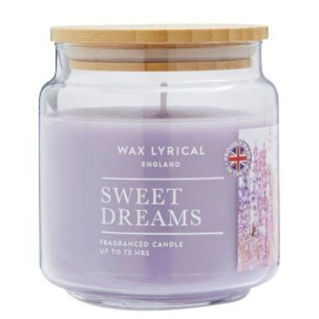 Wax Lyrical Medium Sweet Dreams Jar Candle - Old Railway Line Garden Centre