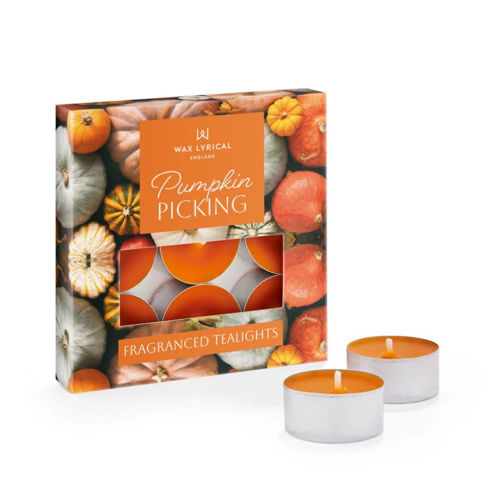 Wax Lyrical Pumpkin Picking Tealights (9 Pack)