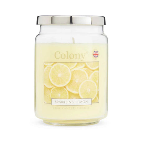 Wax Lyrical Sparkling Lemon Large Candle - Old Railway Line Garden Centre