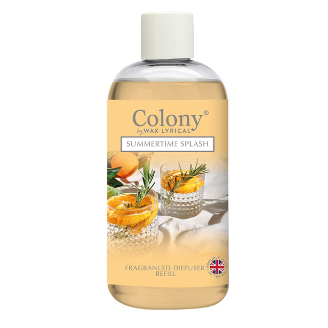 Wax Lyrical Summertime Splash 200ml Reed Diffuser Refill - Old Railway Line Garden Centre