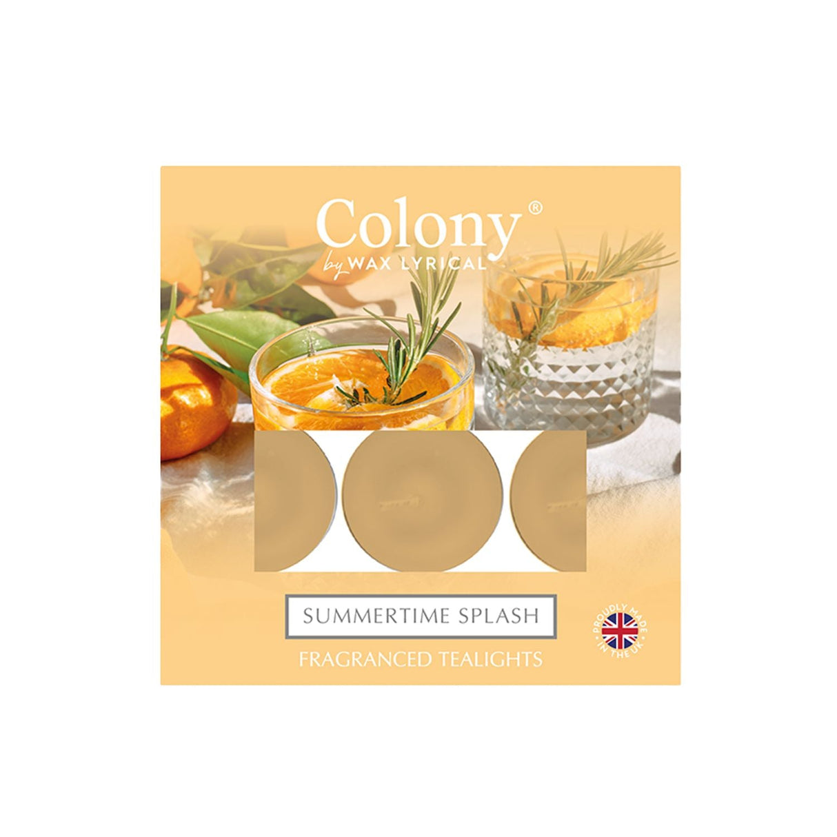 Wax Lyrical Summertime Splash Pack of 9 Tealights - Old Railway Line Garden Centre