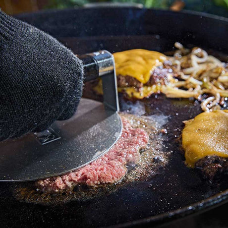 Weber Griddle Stainless Steel Burger Press - 3400846 - Old Railway Line Garden Centre