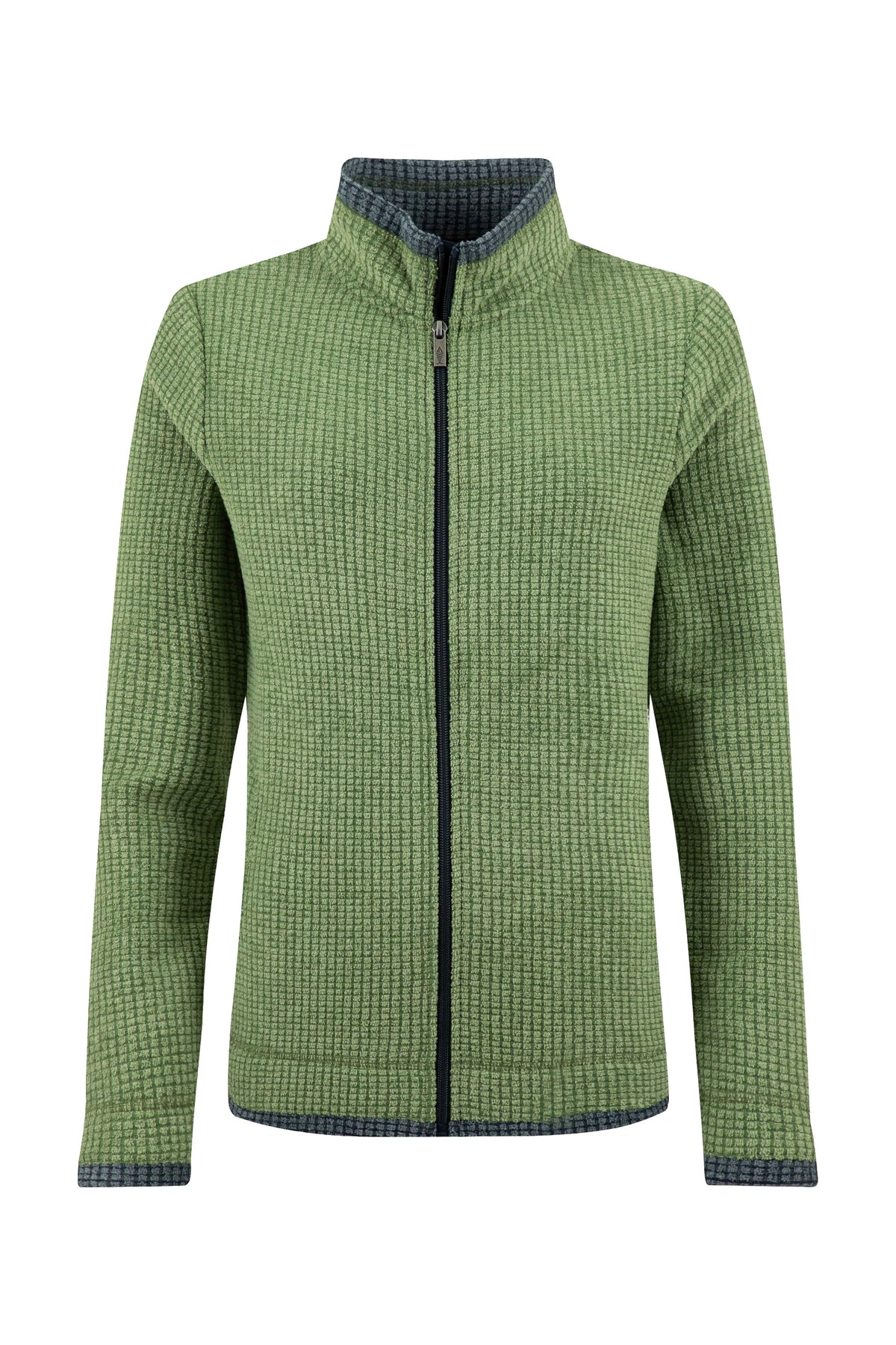 Weird Fish Ariana Full Zip Grid Fleece - Irish Moss