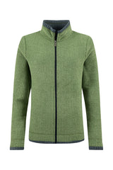 Weird Fish Ariana Full Zip Grid Fleece - Irish Moss