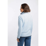 Weird Fish Ariana Full Zip Grid Women's Fleece - Cool Blue