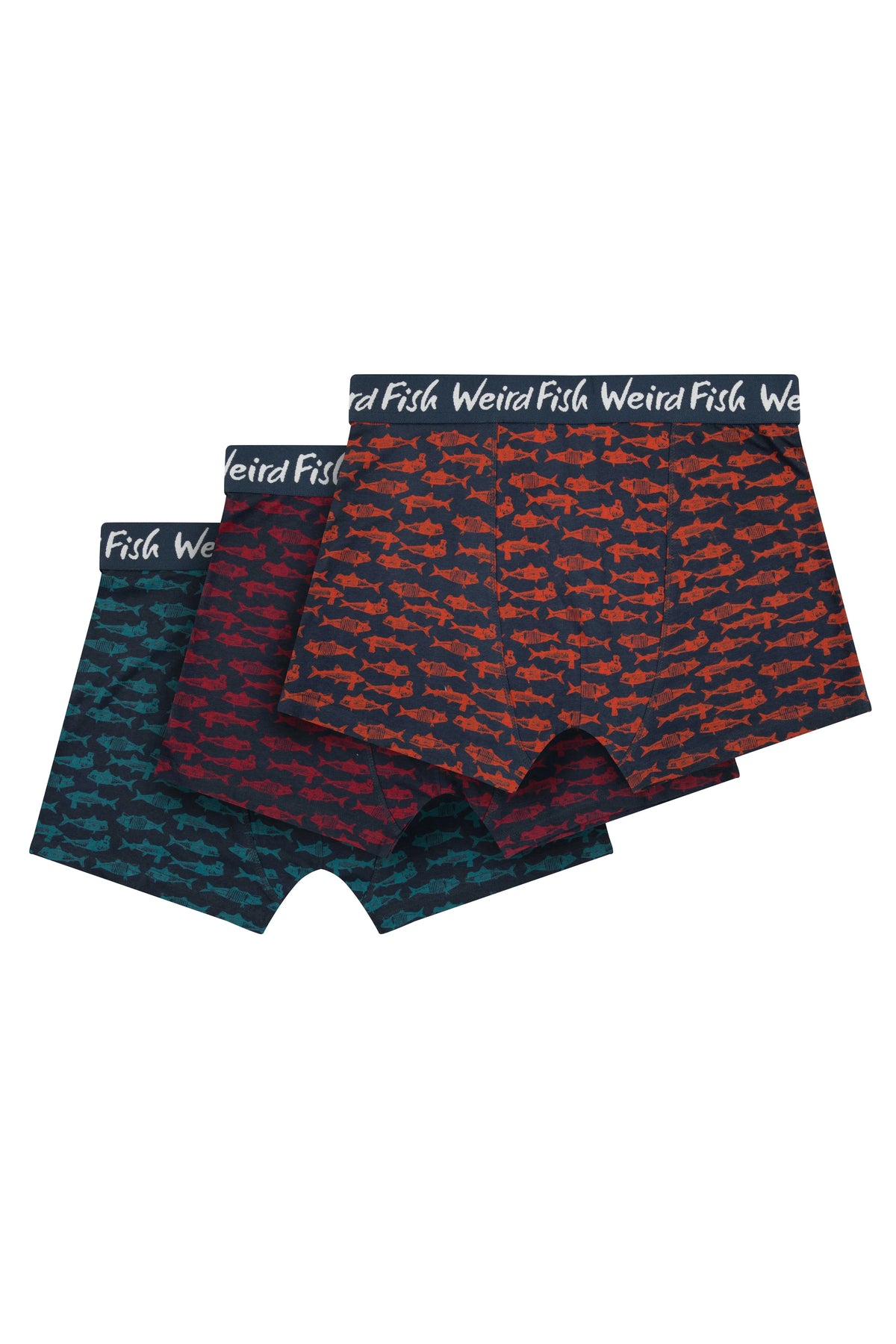 Weird Fish Ashridge Boxer Shorts - Multi - (Pack of 3)
