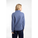 Weird Fish Avery 1/4 Zip Women's Fleece - Faded Blue - Old Railway Line Garden Centre