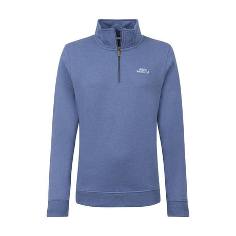 Weird Fish Avery 1/4 Zip Women's Fleece - Faded Blue - Old Railway Line Garden Centre