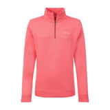 Weird Fish Avery 1/4 Zip Women's Freece - Flamingo Pink