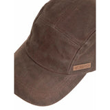 Weird Fish Bowers Waxed Canvas Cap - Bark Brown