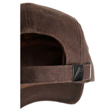 Weird Fish Bowers Waxed Canvas Cap - Bark Brown