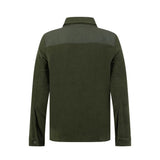 Weird Fish Boyd Polar Fleece Shacket - Dark Olive