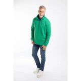 Weird Fish Brampton 1/4 Zip Men's Sweatshirt - Heritage Green