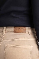Weird Fish Cora Wide Leg Jean - Mocha