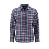 Weird Fish Corin Brushed Check Shirt - Aster Blue