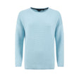 Weird Fish Dalla Knitted Crew Neck Jumper - Skyway Blue - Old Railway Line Garden Centre