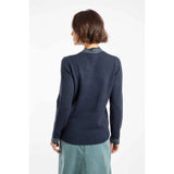 Weird Fish Dawkins Eco Tipped Jumper - Navy