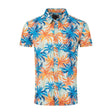 Weird Fish Faraway Short Sleeve Palm Tree Print Shirt - Paprika - Old Railway Line Garden Centre