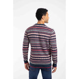Weird Fish Fastolf Fair Isle Crew Neck Men's Jumper - Navy