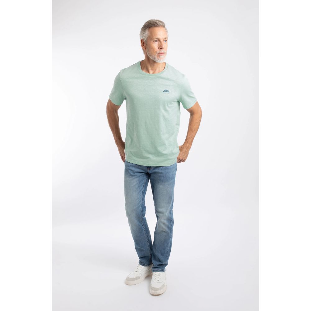 Weird Fish Fished Branded Men's T-Shirt - Mint Green