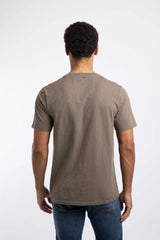 Weird Fish Fished Branded T-Shirt - Coffee