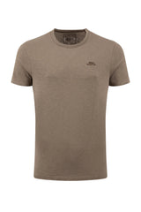 Weird Fish Fished Branded T-Shirt - Coffee