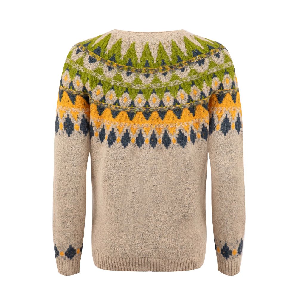 Weird Fish Hatty Fair Isle Cardigan - Chalk