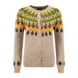 Weird Fish Hatty Fair Isle Cardigan - Chalk