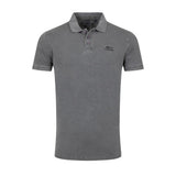 Weird Fish Indy Slub Men's Polo Shirt - Coal - Old Railway Line Garden Centre