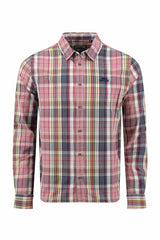 Weird Fish Lando Long Sleeve Check Shirt - Crushed Berry