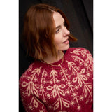 Weird Fish Miska Fair Isle Jumper - Rhubarb