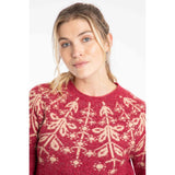 Weird Fish Miska Fair Isle Jumper - Rhubarb