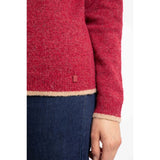 Weird Fish Miska Fair Isle Jumper - Rhubarb