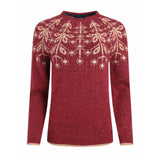 Weird Fish Miska Fair Isle Jumper - Rhubarb