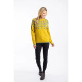 Weird Fish Miska Fair Isle Jumper - Yellow
