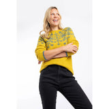 Weird Fish Miska Fair Isle Jumper - Yellow