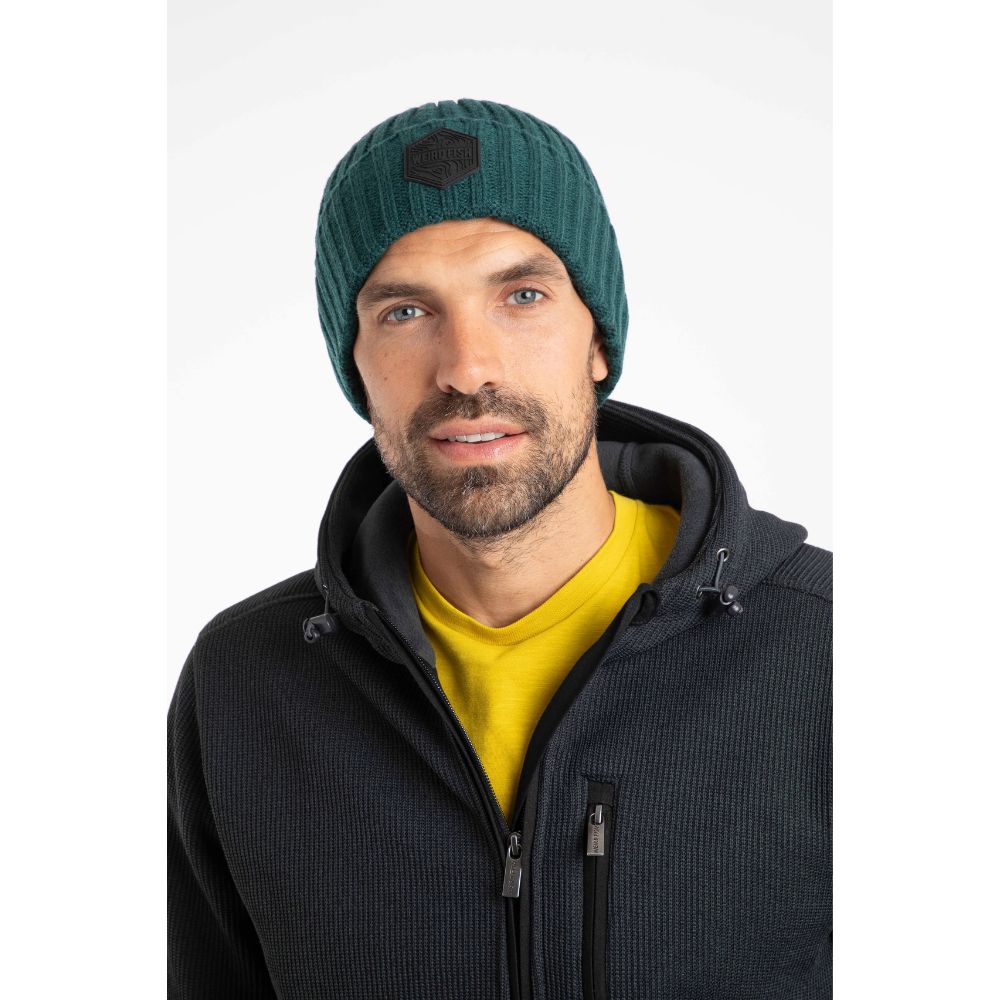 Weird Fish Monreith Beanie Hat - Cedar Green