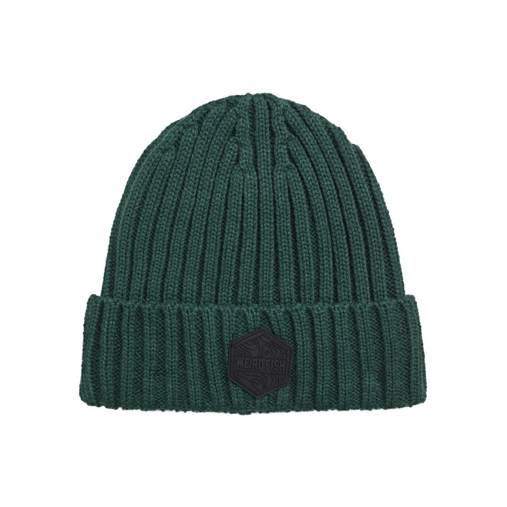 Weird Fish Monreith Beanie Hat - Cedar Green