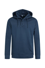 Weird Fish Navy Sunwashed Woodside Loopback Hoodie - Old Railway Line Garden Centre