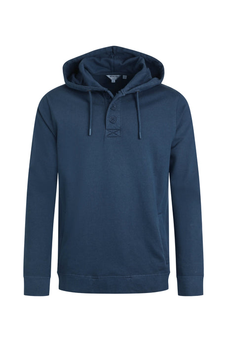 Weird Fish Navy Sunwashed Woodside Loopback Hoodie - Old Railway Line Garden Centre