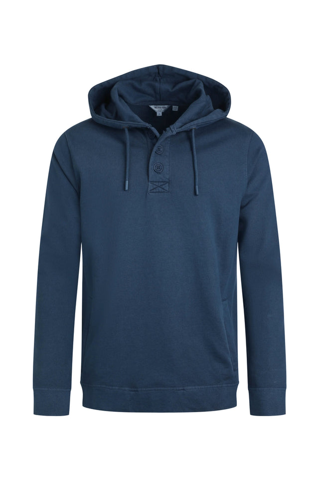 Weird Fish Navy Sunwashed Woodside Loopback Hoodie - Old Railway Line Garden Centre