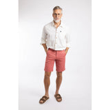 Weird Fish Rayburn Cotton Flat Front Shorts - Nantucket Pink