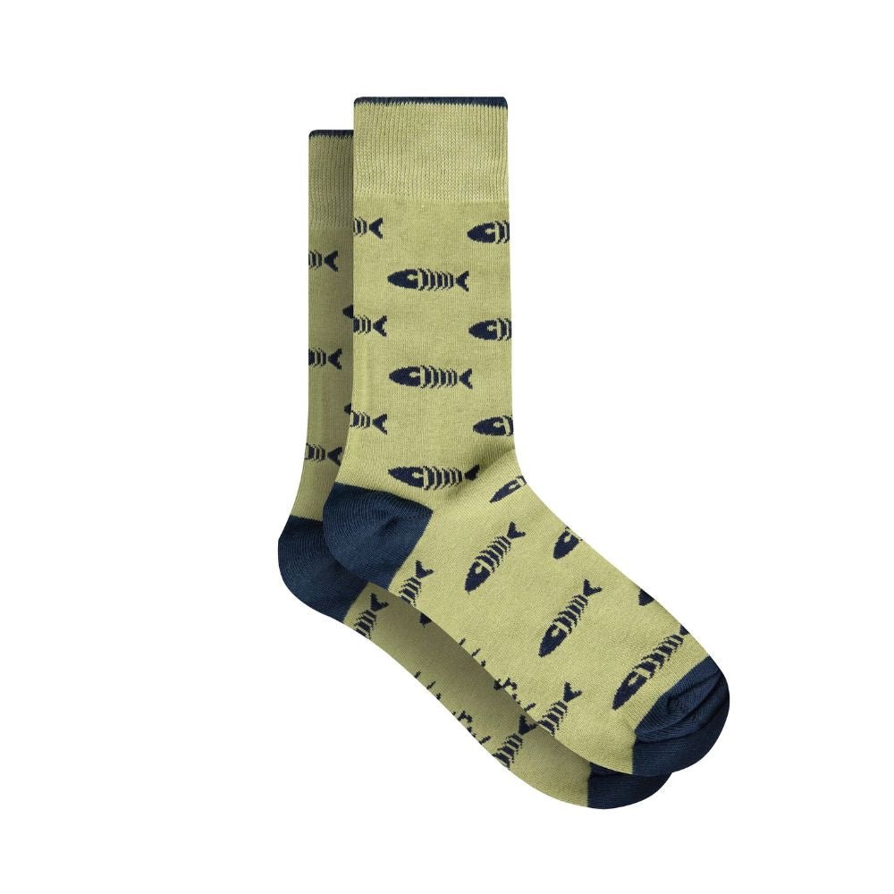 Weird Fish Ronan Branded Bones Sock - (Pack of 3) - Deep Teal - Old Railway Line Garden Centre