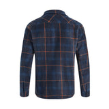 Weird Fish Tyburn Check Fleece Shacket - Navy