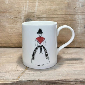 Welsh Connection Medium Dilys Mug White - Old Railway Line Garden Centre